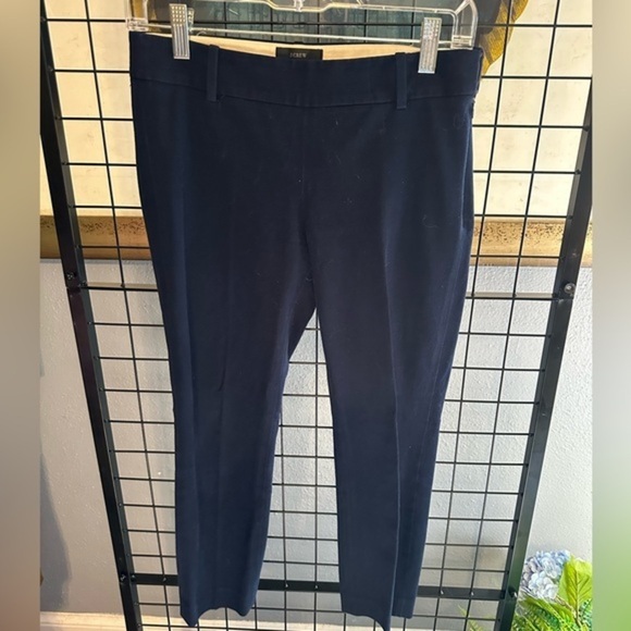 J crew Minnie navy crop pants - Picture 1 of 2